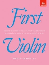 First Violin Book 2 (Grade 2 - 3) for Violin published by ABRSM