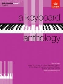 Keyboard Anthology 3rd Series Book 5  Grade 7 for Piano published by ABRSM