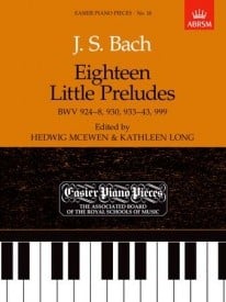 Bach: 18 Little Preludes for Piano published by ABRSM