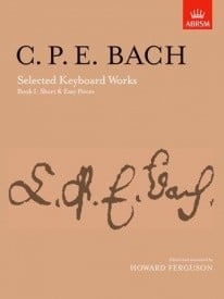 C P E Bach: Selected Keyboard Works Book 1 published by ABRSM