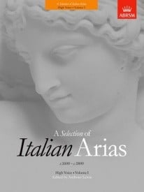 Selection of Italian Arias 1600 - 1800 Volume 1 High Voice published by ABRSM