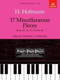 Hofmann: 17 Miscellaneous Pieces for Piano published by ABRSM