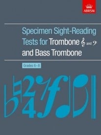 ABRSM Sight Reading Tests Grades 6 - 8 for Trombone