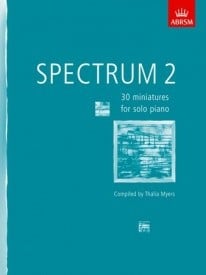 Spectrum 2 - 30 Miniatures for Piano published by ABRSM