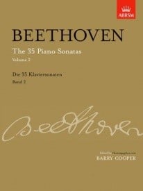 Beethoven: The 35 Piano Sonatas Volume 2 Book & CD published by ABRSM