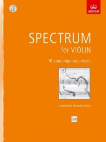 Spectrum For Violin - 16 Contemporary Pieces published by ABRSM (Book & CD)