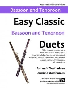 Easy Classic Bassoon and Tenoroon Duets published by Wild