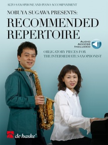 Recommended Repertoire for Alto Saxophone published by De Haske (Book/Online Audio)
