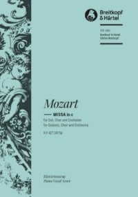 Mozart: Mass In C Minor  KV427 published by Breitkopf  - Vocal Score