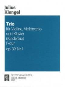 Klengel: Piano Trio F Major Opus 39/1 published by Breitkopf