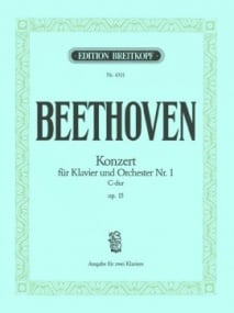 Beethoven: Piano Concerto No.1 in C Major Opus 15 published by Breitkopf
