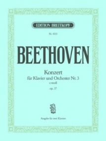 Beethoven: Piano Concerto No.3 in C minor Op 37 published by Breitkopf