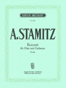 Stamitz: Concerto in D for Flute published by Breitkopf