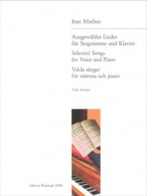 Sibelius: 15 Selected Songs for Low Voice published by Breitkopf