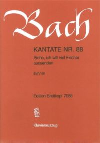 Bach: Cantata No 88 published by Breitkopf & Hartel - Vocal Score