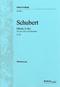 Schubert: Mass in G major D167 published by Breitkopf - Vocal Score