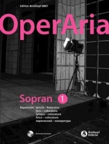 OperAria Soprano Volume 1 published by Breitkopf (Book & CD)