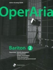 OperAria Baritone Volume 2 published by Breitkopf (Book & CD)
