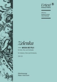 Zelenka: Missa Dei Filii ZWV 20 published by Breitkopf - Vocal Score