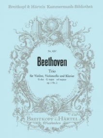 Beethoven: Piano Trio in G Opus 1 No.2 published by Breitkopf