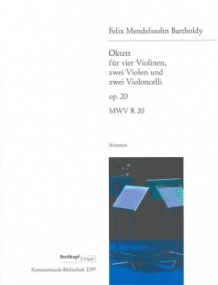 Mendelssohn: Octet in E flat Opus 20 published by Breitkopf