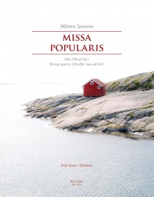 Jansson: Missa Popularis published by Barenreiter - Full Score