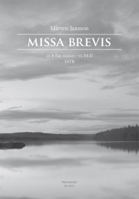 Jansson: Missa brevis in Eb minor SATB published by Barenreiter