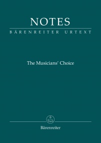 Barenreiter: Notes - The Musician's Choice