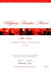 Mozart: Alla Turca K331 for String Quartet published by Doblinger
