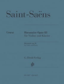 Saint-Saens: Havanaise Opus 83 for Violin published by Henle