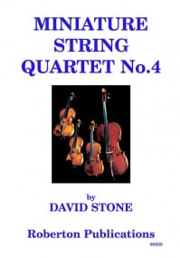 Stone Miniature String Quartet No. 4 (Score & Parts) published by Roberton