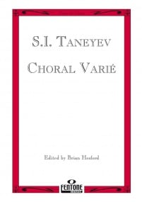 Taneyev: Choral Vari for Organ published by Fentone