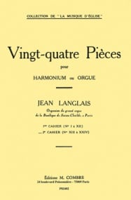 Langlais: 24 Pieces Book 2 for Organ or Harmonium published by Combre