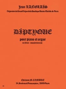 Langlais: Diptyque for Piano and Organ published by Combre