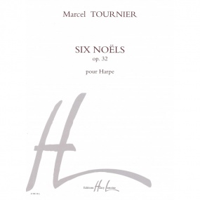 Tournier: 6 Nols Opus 32 for Harp published by Lemoine
