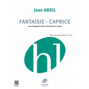 Absil: Fantaisie caprice Opus 152 for Alto Saxophone published by Lemoine