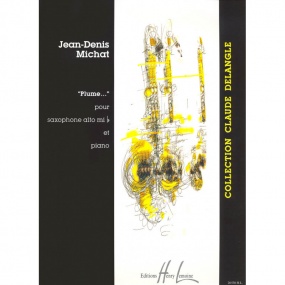 Michat: Plume... for Alto Saxophone published by Lemoine
