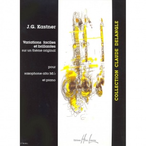 Kastner: Variations faciles et brillantes for Alto Saxophone published by Lemoine