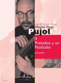 Pujol: 4 Preludios y un Postludio for Guitar published by Lemoine