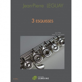 Leguay: 3 Esquisses for Flute published by Lemoine