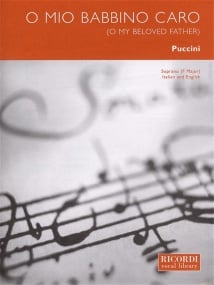 Puccini: O Mio Babbino Caro in F published by Ricordi