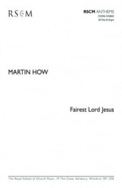 How: Fairest Lord Jesus SA/Men published by RSCM