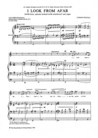 Piccolo: I Look From Afar SATB published by RSCM