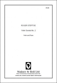 Steptoe: Sonata No. 2 for Violin published by Stainer & Bell