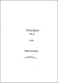Steptoe: String Quartet No. 2 published by Stainer & Bell