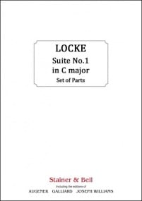 Locke: Suite No. 1 in C major published by Stainer & Bell - Set of Parts