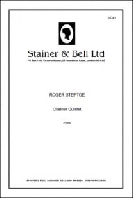 Steptoe: Clarinet Quintet published by Stainer and Bell - Set of Parts