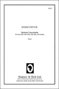 Steptoe: Sinfonia Concertante for Solo Violin, Viola, Cello and Strings published by Stainer & Bell - Score
