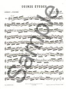 Balay: 15 Etudes for Trumpet published by Leduc