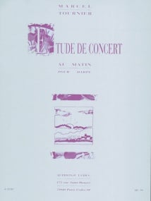 Tournier: Au Matin, tude de concert for Harp published by Leduc